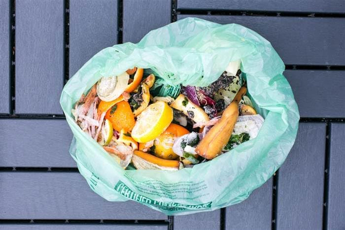 (USA), the Original Compostable Bag, 13 Gallon, 48 Total Count, 100% Certified Compostable Kitchen Food Scrap Bags, Kitchen Compost Trash Bin Compatible